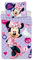 Disney Minnie Maus Baby-Kleinkind-Bettwäsche Hi There! 100 x 135 + 40 x 60 cm 100% Baumwolle in Renforcé-Linon-Qualität Mickey Mouse Daisy Donald Goofy Sweet Love Wende-Bettwäsche deutsche Größe