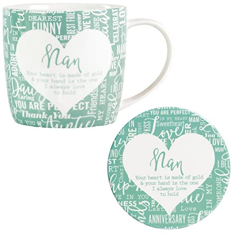 Said with Sentiment 7154 Nan Mug & Coaster Set