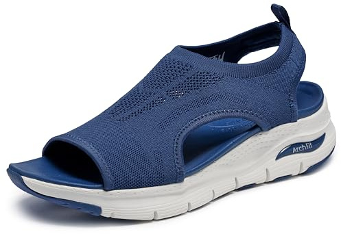 Skechers Arch FIT-City Catch Donna, Navy, 43 EU