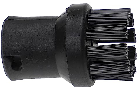 vhbw 1x Rundbürste kompatibel mit Kärcher K 1001, JTK 1205, K 1102, K 1201, K 1401 Plus, K 1100, K 1003 Dampfreiniger - Dampfbürste