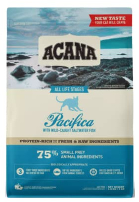 ANIMALUJOS - Comida para Gato Pacifica 1,8kg | 100% Natural y Sin Cereales | Pienso Premium Alta Proteína | Alimentación Saludable para Gatos Adultos