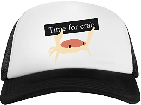 Time for Crab Unisex Cap Flexible Baseball Snapback Für Damen Herren