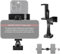 NEEWER Adaptador de Montaje de trípode de Metal para teléfono con Base Arca QR, Soporte de Abrazadera de Clip Dual Giratorio de 360° para teléfono Celular con 4 Zapatos fríos Compatible con iPhone
