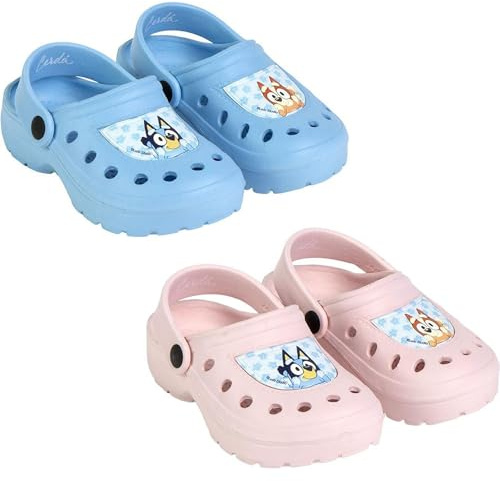 Zuecos Bluey Niños Licencia Oficial Calzado Cómodo y Ergonómico Suela Antideslizante y Diseño Exclusivo