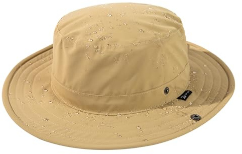 TOP-EX XL/XXL SPF 50 solhatt herr bucket hatt dam med brett brätte vattentät solskydd hatt fiskarhatt män regnhatt vandringshatt vikbar, 95589_Khaki, M-L