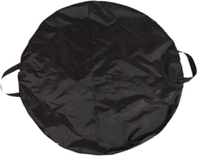 Baoblaze Bolsa de tutú para niños, bolsa de baile de panqueques, gran capacidad, profesional, con cremallera completa, estuche de transporte para tutú para, Negro 80cm