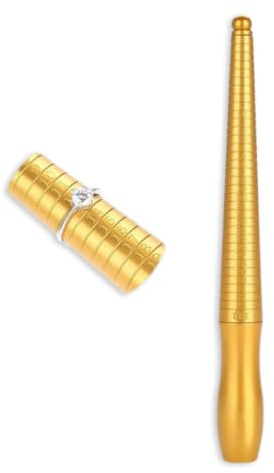 Outil de mesure de la taille des bagues, en cuivre, jauge de taille des doigts, bâton de mandrin pour la mesure de la taille des bijoux