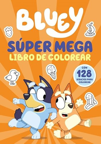 Bluey. Actividades - Súper mega libro de colorear: Con 128 dibujos para colorear (Altea)