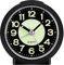 Jcobay Analogue Alarm Clock Simple Alarm Clocks Bedside Non Ticking Battery Powered Luminous Silent Clock with Snooze Light Glow in the Dark Table Clocks for Bedrooms Heavy Sleepers Desk Office Travel