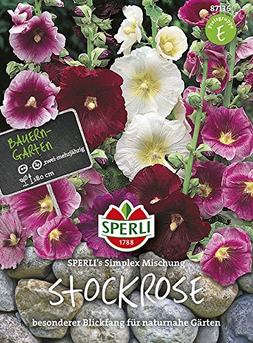 Sperli 87136 Stockrose (Stockmalve) Simplex Mischung (Malvensamen)