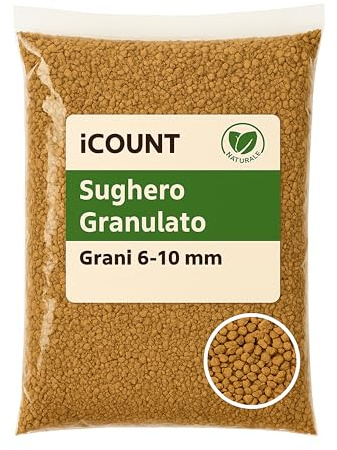 ICount Kork Granulerad 2 LT Rå i korn 1-2 MM (Small)