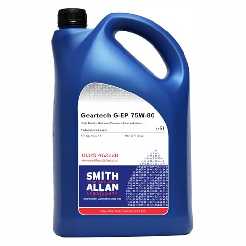 EP 75W-80 API GL4 GL-4 High Performance Gear Oil 5 Litre 5L