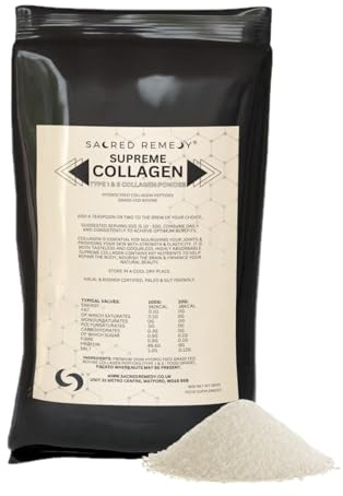Polvere di collagene di tipo 1 e 3, sacchetto da 250 g, peptidi di collagene idrolizzato, nutriti con erba nordica europea