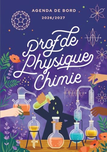 Agenda de bord 2026/2027 professeur de Physique-chimie: Carnet de bord A4 pour les enseignants