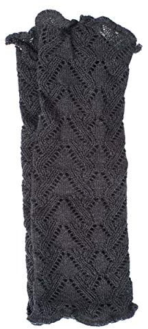 Invero, Merino Armstulpen Missy Uni, 100% Wolle (Anthrazit)