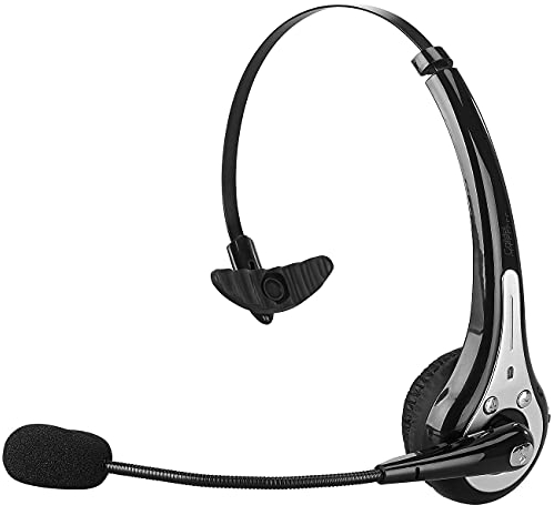 Callstel BT Headset: Profi-Mono-Headset mit Bluetooth, Geräuschunterdrückung, 10-Std.-Akku (Mikrofon, Bluetooth, Handy, Freisprecheinrichtung)