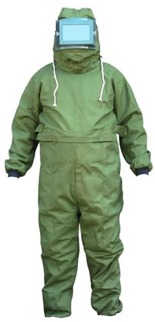 Baoblaze Tuta Da Lavoro per Sabbiatura Professionale, Verde