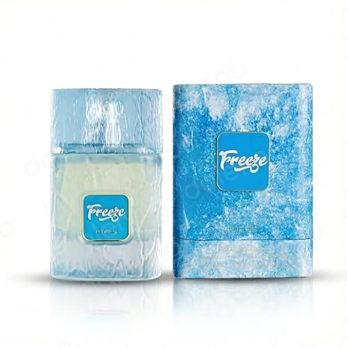 Freeze Parfüm Extrait de Parfum100 ml Unisex – Frisch-würziger aquatisch-zitrischer Duft für Damen & Herren, langanhaltender Premium Duft mit Bergamotte, Jasmin & warmer Amber-Basis Luxus RiiFFS