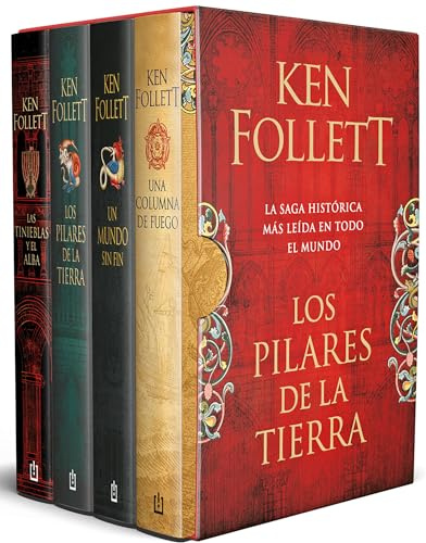 Estuche saga Los pilares de la tierra: Incluye: Los pilares de la tierra | Un mundo sin fin | Una columna de fuego | Las tinieblas y el alba (Best Seller)