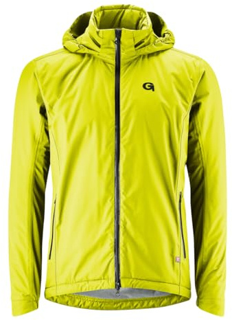 Gonso Save Jacket Therm M, Herren Fahrradjacke, Wasserdichte Regenjacke, Wasserdicht bis 10.000 mm & winddicht, G-Tex, Warme Primaloft Silver Insulation, Weite Passform, PFC-frei