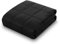 Vonia Gewichtsdecke 7 kg – 150 x 200 cm schwere Decke aus Baumwolle – Schwarz – beruhigende Therapiedecke für besseren Schlaf & Entspannung