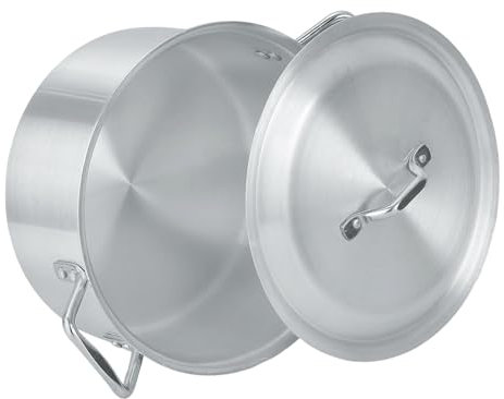 Induction Base 5 Litre Suacepan Stockpot Large Deep Cooking Pan Stock Pots Casserole Saucepot Resturent Catering Pan (22cm)