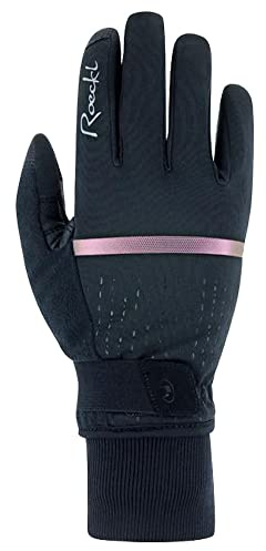 Roeckl Watou Damen Winter Fahrrad Handschuhe lang schwarz/pink 2023: Größe: 8.5