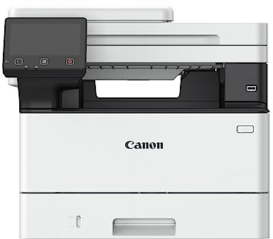 Canon i-SENSYS MF463dw 3-in-1 Wireless Mono Laser Printer - A4 Print, Copy, Scan - 40ppm Print speed, 100ipm Scan Speed - 2-Sided ADF - LCD Touchscreen - Secure & Sustainable - Office Printer
