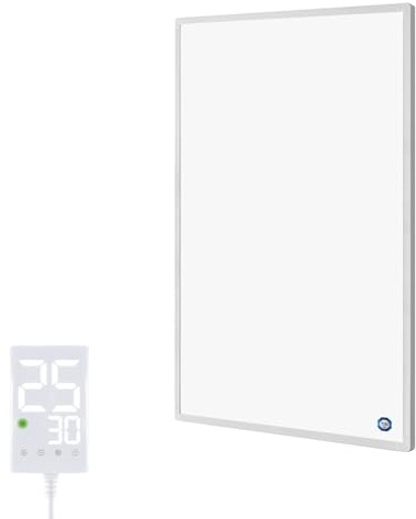 Behaglich Pannello Radiante Infrarossi 600W con Termostato Touch - Riscaldatore a Infrarossi per Montaggio a Parete Fino a 120 Gradi Celsius per 8-15㎡ - Certificazione TÜV e Garanzia 10 Anni