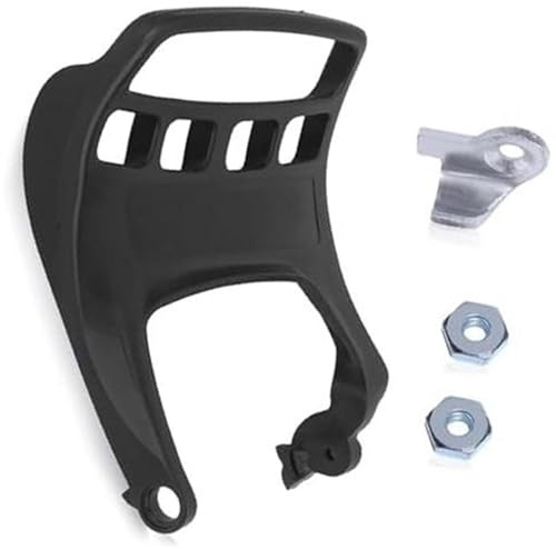 Qklyxr MS271 MS291 Leva freno catena, for STIHL, MS271C MS291C Motosega, Protezione mano, for , MS 271 291 con dadi barra di bloccaggio 1141 792 9101 Protezione per la mano della motosega