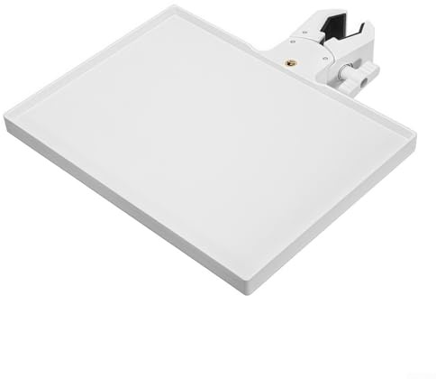 Vassoio per schede audio, confezione da 1 supporto per microfono con supporto per telefono, facile da installare, per plettri e capotasto, compatibile con la maggior parte dei supporti per live
