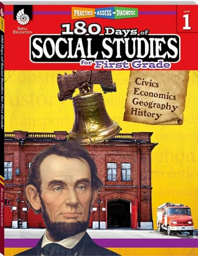 180 Days of Social Studies for First Grade: Practice, Assess, Diagnose (180 Days of Practice)