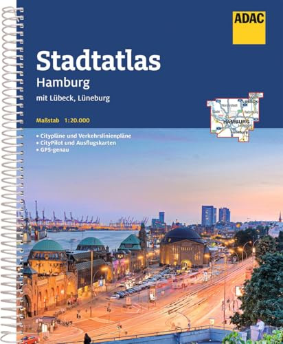 ADAC Stadtatlas Hamburg 1:20.000: mit Lübeck, Lüneburg