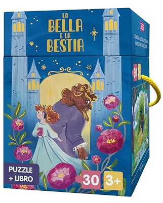 La bella e la bestia. Puzzle e libro. Ediz. illustrata. Con puzzle