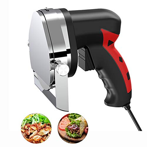 ATAAY Máquina cortadora de Carne, Cuchillo de Kebab eléctrico, Cortador de Kebab de Acero Inoxidable, Cortador de Kebab, Cuchillos eléctricos para tallar, rebanadoras de Carne de Kebab 110/220V
