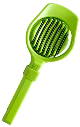 Fonowx Eierschneider Eierschneider Erdbeerschneider Teiler Fruchttrenner für Karottenkäse, GRÜN