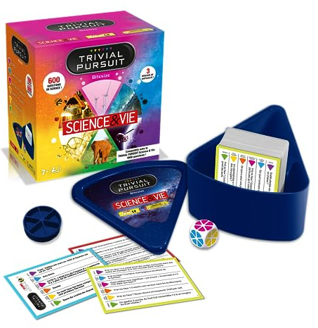 Winning Moves Trivial Pursuit Science et Vie- Jeu de société - Jeu de Voyage - 600 Questions Réponses - A partir de 7 Ans - Version française