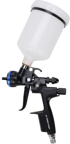 HVLP sprutpistol, 4000B 600ml Cup luftsprutpistol med 1,3mm munstycke, ergonomisk luftfärgspruta för husmålning, bil, möbler, mångsidig användning