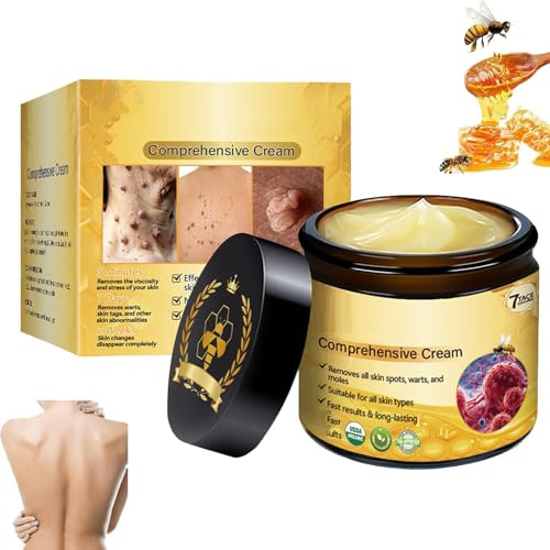 Crema per Verruche e Fibromi Cutanei, Trattamento Clinico per la Rimozione di Verruche, Senza Dolore e Irritazioni, Crema per la Cura della Pelle ad Azione Rapida, 5 Minuti di Sollievo