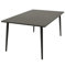 DEGAMO Gartentisch Esstisch Denver 100x160cm rechteckig, Metall/Stahl anthrazit, Indoor und Outdoor