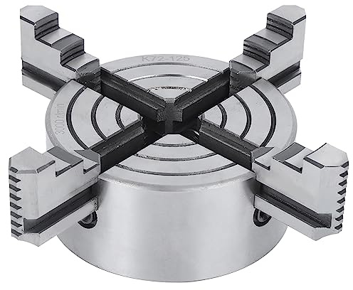 Portabrocas de Torno de 4 Mordazas, Portabrocas de Torno de 4 Mordazas Fuerza de Sujecin Fuerte Herramienta de Sujecin 125 Mm 3000r por Min