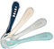 BÉABA - Silikonlöffel für Babys und Kleinkinder - 4er-Set - ab 8 Monaten - Weich - Abgerundete Kanten - Ergonomischer Griff - Multicolor