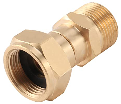 Haudang Joint rotatif pour nettoyeur haute pression, pistolet sans pli, raccord de tuyau, sécurité anti-torsion métrique M22, raccord 14 mm, 3000