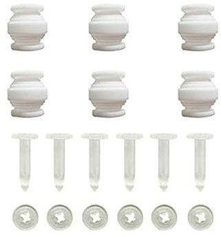 Dämpande gummibollar anti-drop pins kit kompatibel med DJI Phantom 3 standard professionell avancerad, anti-vibration dämpare stötfångare bollar drönare kamera gimbal gummi dämpare stift stötdämpning