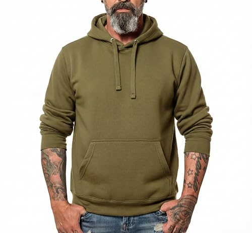 ROCK-IT Apparel Hooded Pullover Men Hoodie Workerhoodie Hooded Sweatshirt Men Hoody Storlek XS-5XL hög kvalitet och mycket mjuk Svart Marin Camouflage Grå