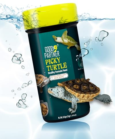 GOOD PARTNER Purify Series for Aquatic Turtle Food, Suitable for Turtles and Red Eared Slider, Floating Sticks, Good for Shell Health and Growth, 1.94 oz (Pack of 1)