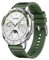 ZoRoll 22mm Armband für Huawei Watch GT 5 46mm/GT 5 Pro 46mm/GT 4 46mm/GT 3 Pro 46mm/GT 3 46mm, Einstellbar Geflochtenes Nylon Silikon Ersatzband für Huawei Watch 4 Pro/Watch 4 - Grün
