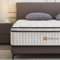 Hiepunos Matelas 90x200x26 cm, Épaisseur 26cm, Hybride Matelas en Mousse à mémoire de Forme à Ressorts ensachés Indépendants, 7 Zones de Confort, H3 H4 Moyenne Ferme, Durable, Soutien Parfait