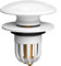 Sink Plug Replacement, Pop Up Universal Bad Waschbecken Loch Plug Cover mit Sieb für 34-40mm Abflusslöcher Edelstahl Waschbecken Sieb für Bad, Waschbecken (Weißer Keramikkupferkern)