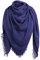 Superora Damen Halstuch Schultertuch Schal Scarf Stola Quadratischer Deckenschal mit Fransen 140 * 140cm